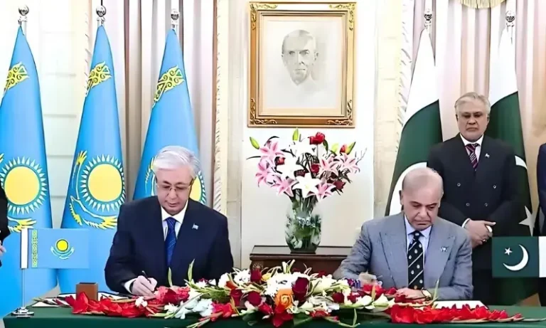 Pakistan and Kazakhstan Set $1bn Target for Expanding Trade Ties